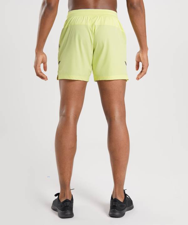 Panske Šortky Gymshark Apex 5" Perform Zelene | IS7415286